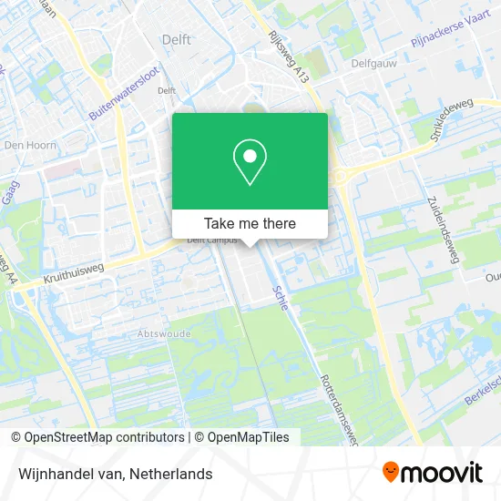 Wijnhandel van map