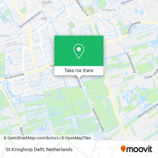 St.Kringloop Delft map