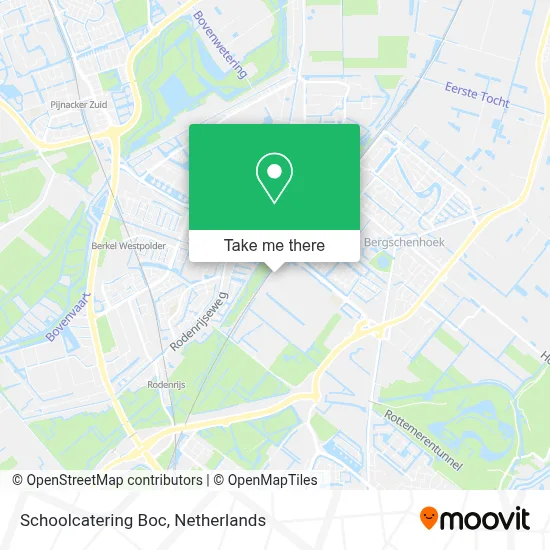 Schoolcatering Boc map