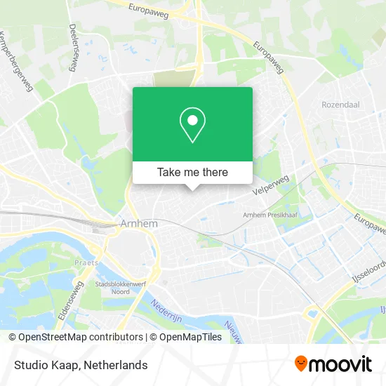 Studio Kaap map