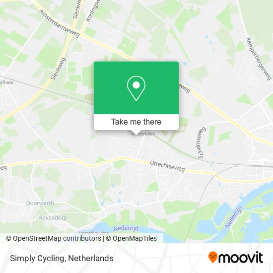 Simply Cycling map