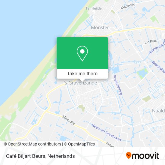 Café Biljart Beurs map