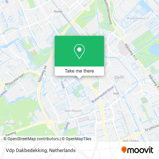 Vdp Dakbedekking map