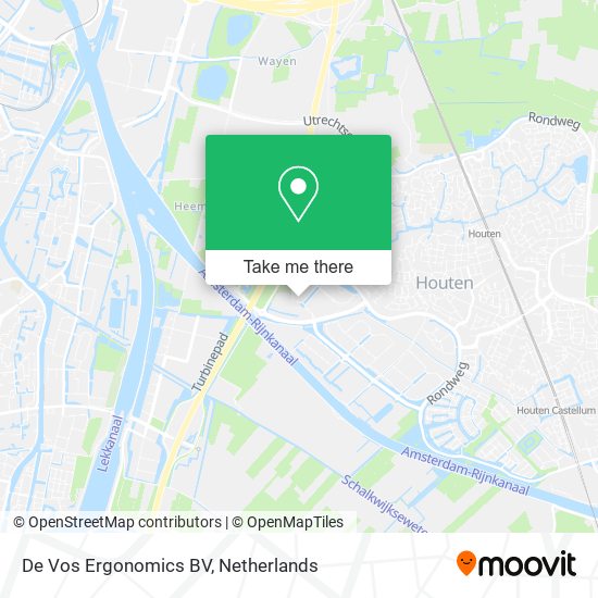 De Vos Ergonomics BV map