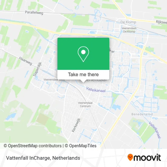 Vattenfall InCharge map