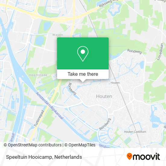 Speeltuin Hooicamp map