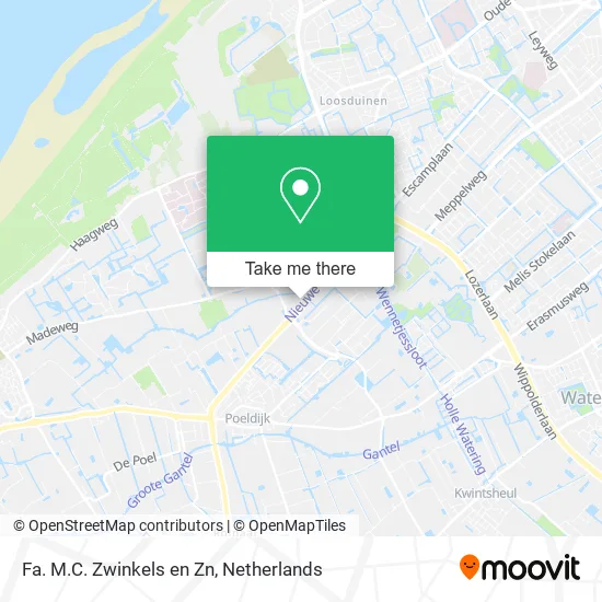Fa. M.C. Zwinkels en Zn map