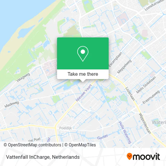 Vattenfall InCharge map