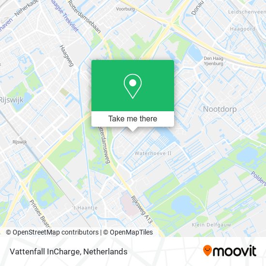 Vattenfall InCharge map