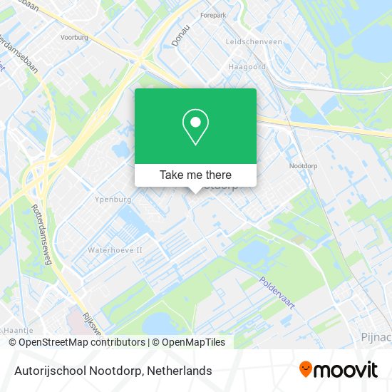 Autorijschool Nootdorp map