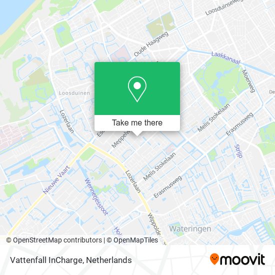 Vattenfall InCharge map