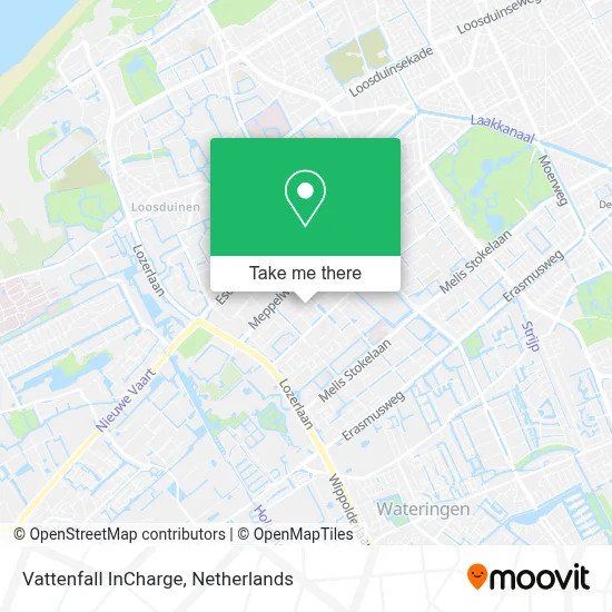 Vattenfall InCharge map