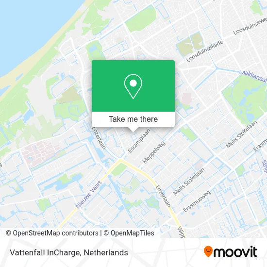 Vattenfall InCharge map