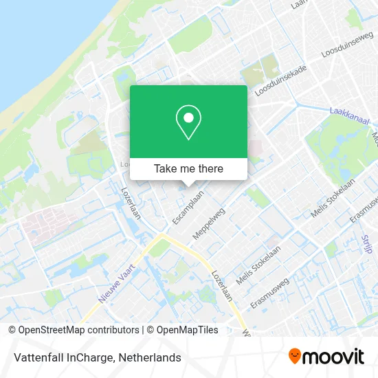 Vattenfall InCharge map