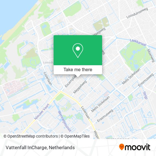 Vattenfall InCharge map