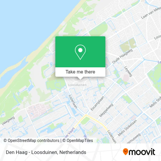 Den Haag - Loosduinen map