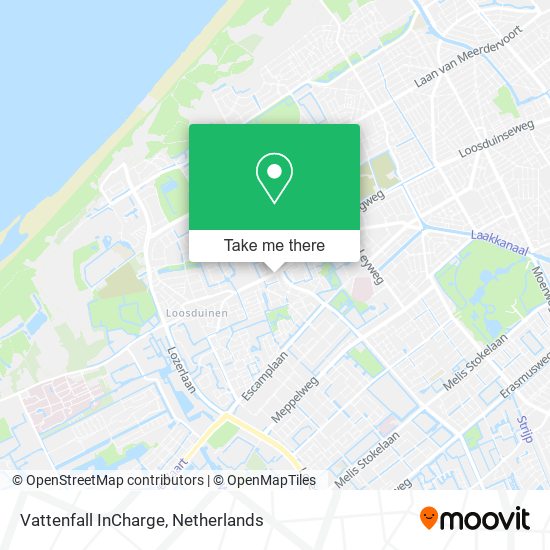 Vattenfall InCharge map