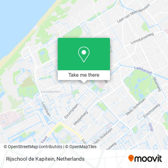 Rijschool de Kapitein map