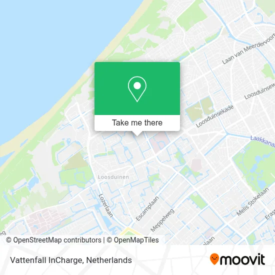 Vattenfall InCharge map