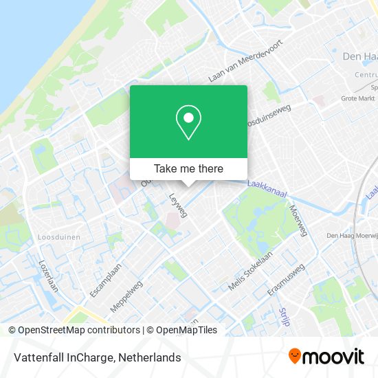Vattenfall InCharge map