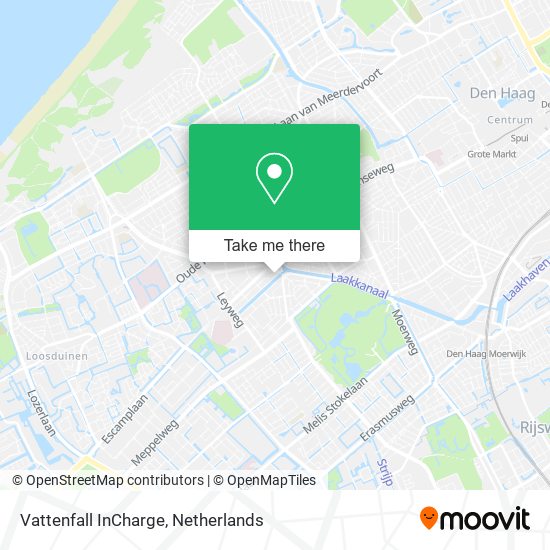 Vattenfall InCharge map