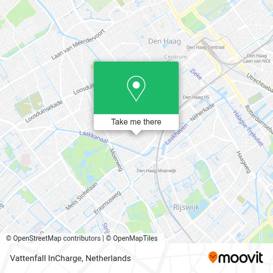 Vattenfall InCharge map
