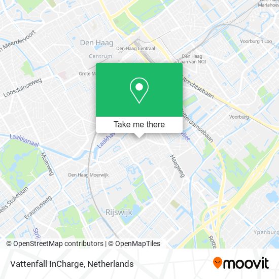Vattenfall InCharge map