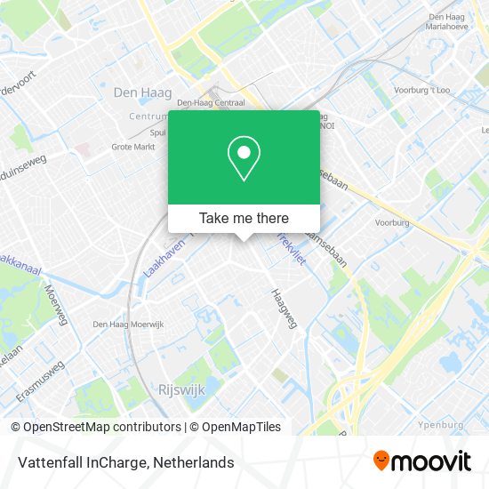 Vattenfall InCharge map