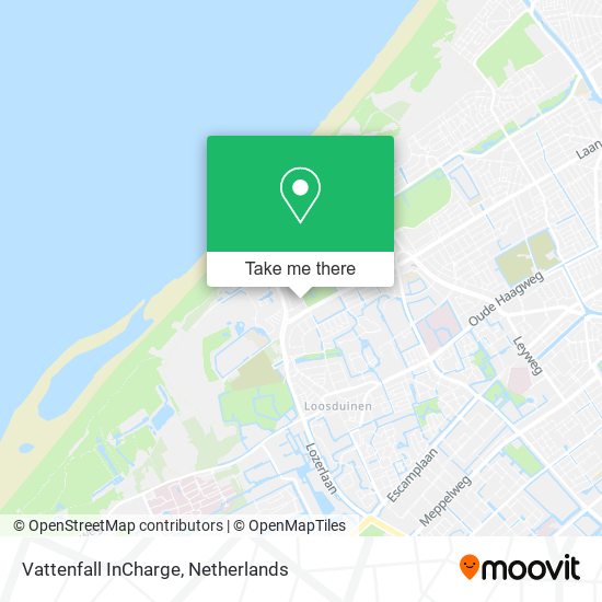 Vattenfall InCharge map