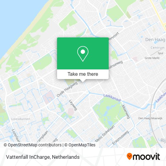 Vattenfall InCharge map