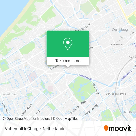 Vattenfall InCharge map