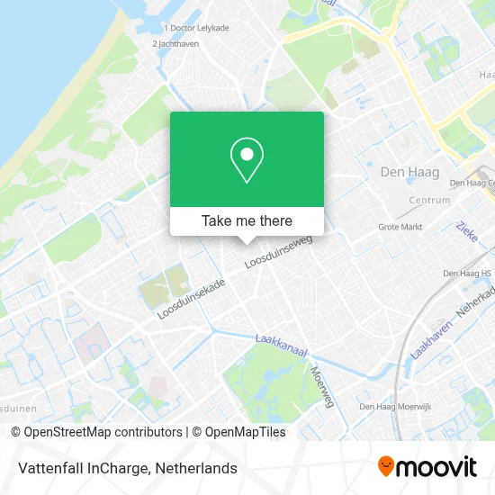 Vattenfall InCharge map