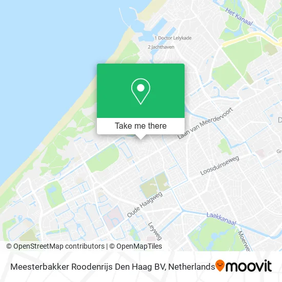 Meesterbakker Roodenrijs Den Haag BV map