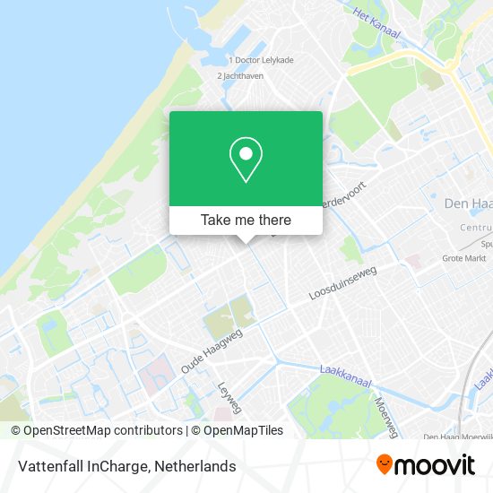 Vattenfall InCharge map