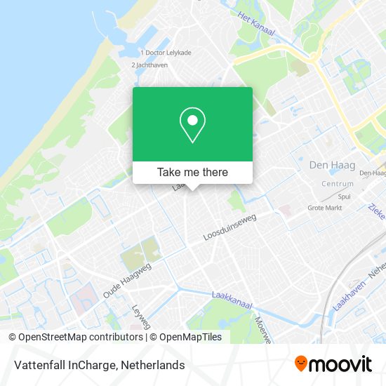 Vattenfall InCharge map