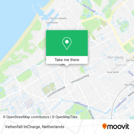 Vattenfall InCharge map