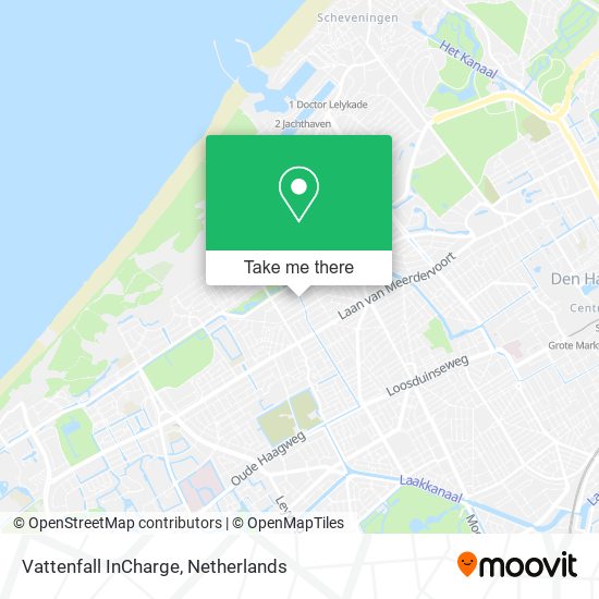 Vattenfall InCharge map