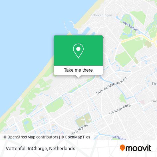 Vattenfall InCharge map