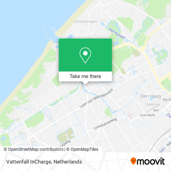 Vattenfall InCharge map