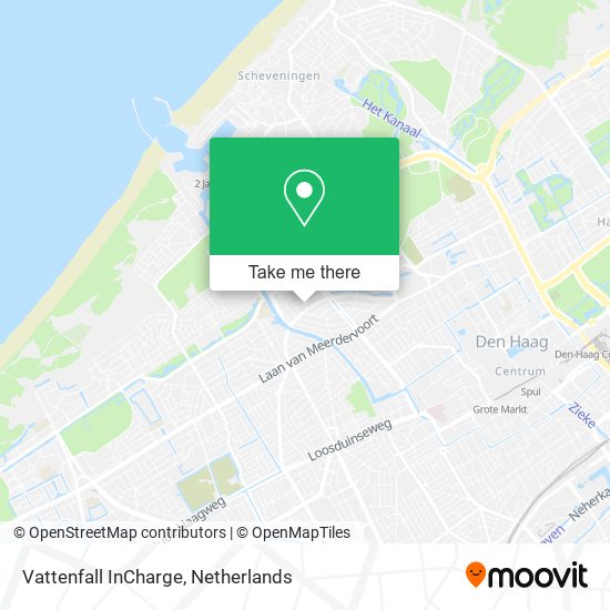 Vattenfall InCharge map