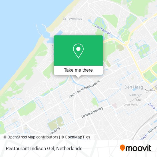 Restaurant Indisch Gel map