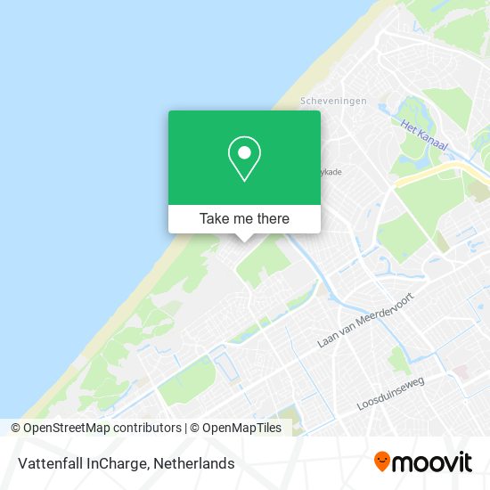 Vattenfall InCharge map