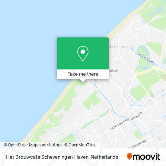 Het Brouwcafé Scheveningen-Haven map