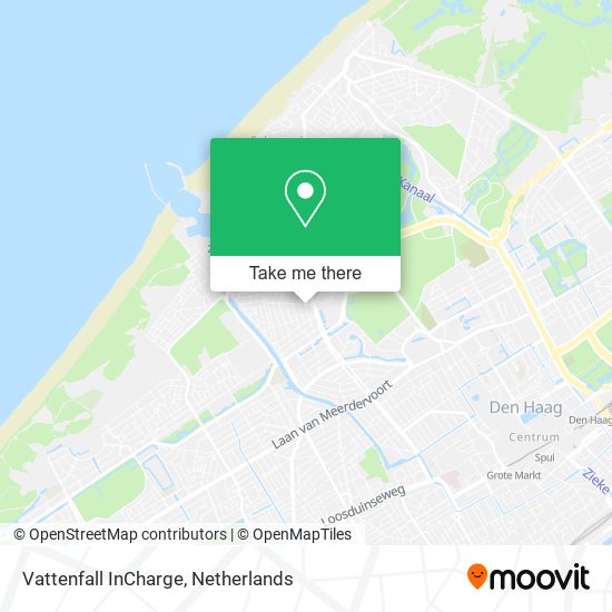 Vattenfall InCharge map