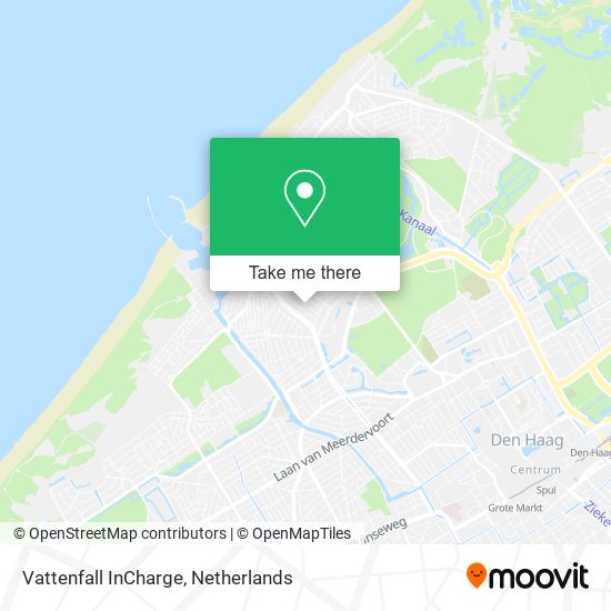 Vattenfall InCharge map