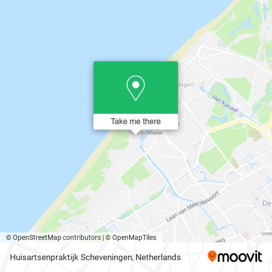 Huisartsenpraktijk Scheveningen map