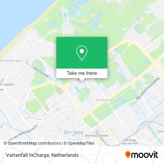 Vattenfall InCharge map
