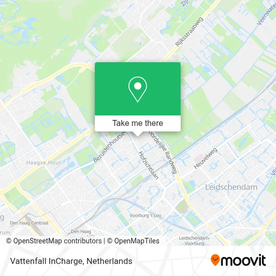 Vattenfall InCharge map