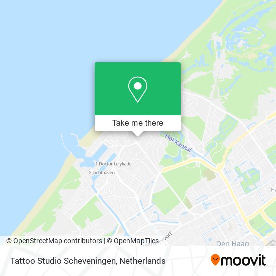 Tattoo Studio Scheveningen map