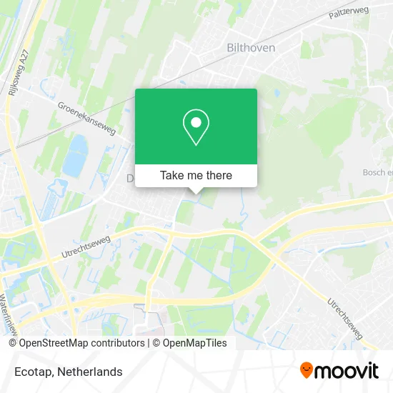 Ecotap map